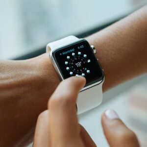 Black-colored Smart Watch - Apple